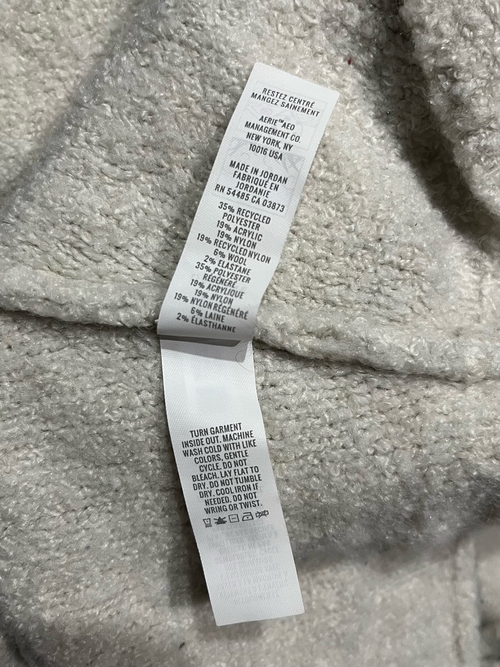 OFFLINE Aerie Cozy Off White Oversized Turtleneck Sweater - Picture 12 of 12